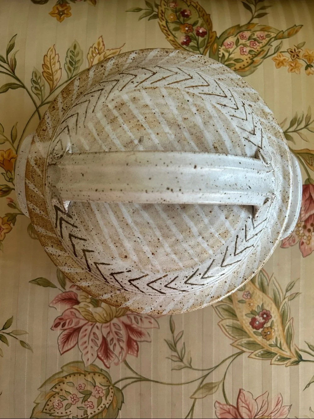 Studio Pottery Ceramic Dish & Lid